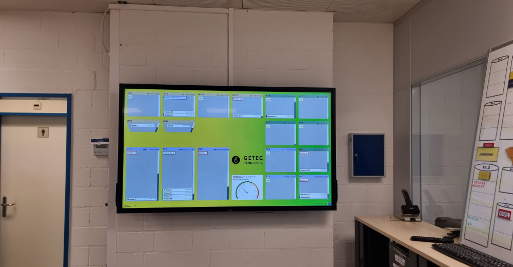 ControlTech Engineering entwickelte für GETE ein individuelles, digitales Dashboard.