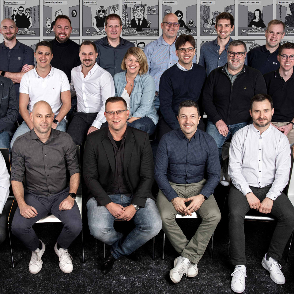 Das neue Leitungsteam der ControlTech Engineering AG. 
Hintere Reihe (v. l.): Philipp Homberger, Michael Gempp, Fabian Meury, Didier Pfäffli, Nicolas Bitschnau, Patric Sumlak
Mittlere Reihe (v. l.): Andreas Gerber, Pascal Franz, Jan Widmer, Daniela Brunner, Christoph Doggwiler, Christian Kunz, Simon Wirz
Vordere Reihe (v. l.): Gerry Schnydrig, Raffael Hänggi, Dominic Brunner, Andreas Langer, Sascha Zeller, Thierry Dietlin